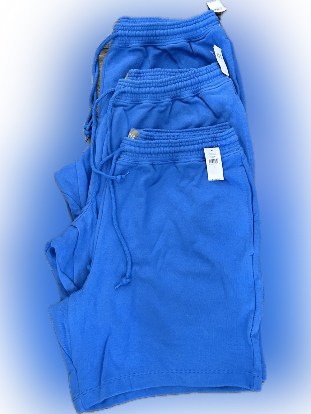 GAP Men's Blue Knit Drawstring Shorts